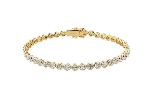 Mejuri Micro-Pavé Diamond Rivière Bracelet