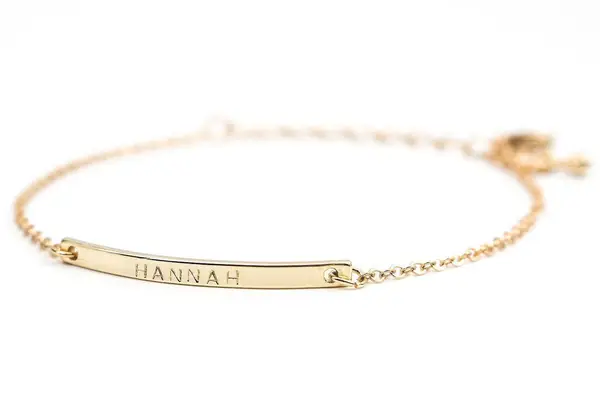 Amazon Petite Boutique Name Bar Bracelet