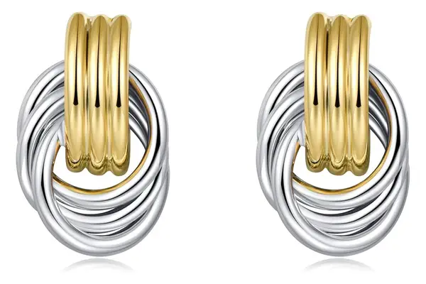 Amazon LILIE&WHITE Gold Chain Dangle Earrings