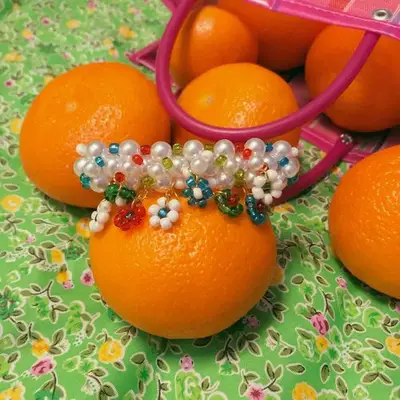 Spring Blossoms French Barrette ($49)