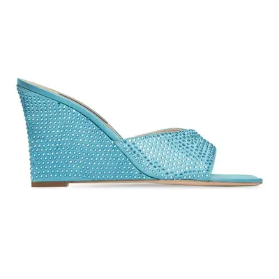 Chelsea Paris Jazz Wedges in blue