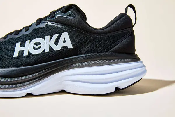 A side-view of the Hoka Bondi 8