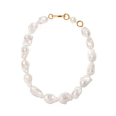 Lizzie Fortunato Claude Necklace with baroque pearls