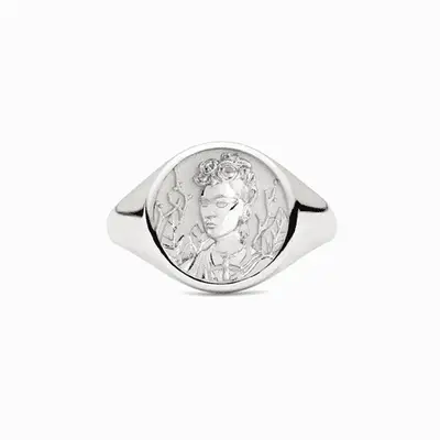Awe Inspired Frida Kahlo Signet Ring