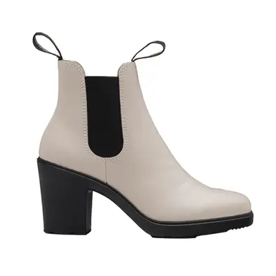 Blundstone High Heeled Boots in pearl and black