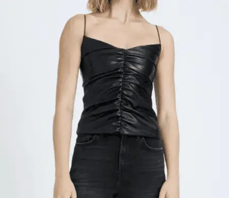 7 for all mankind ruched cami 