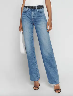 Reformation straight leg jeans 