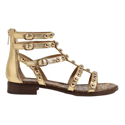 Sam Edelman Estella Studded Gladiator Sandal in gold mine leather