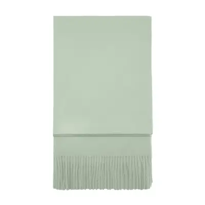 Mango Fringed Edge Scarf in mint green
