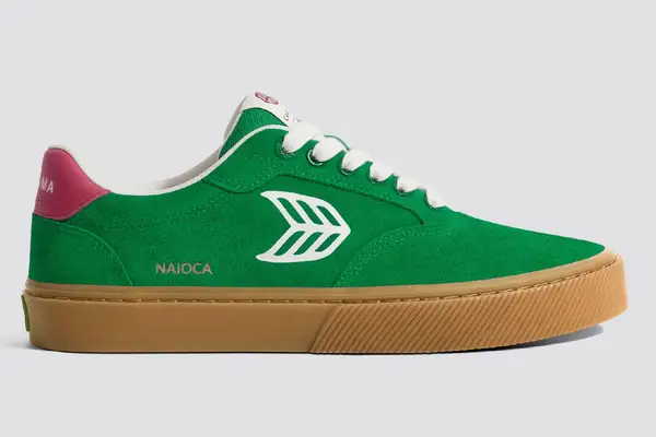 Naioca Green Gum Suede