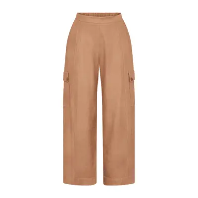 Autumn Adeigbo Shawnee Pant in tan