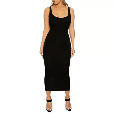 Nordstrom Naked Wardrobe NW Hourglass Midi Dress