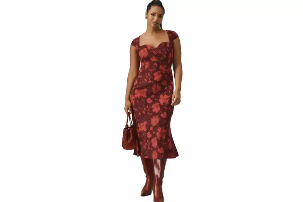 The Cecily Fit & Flare Sweetheart Dress by Maeve