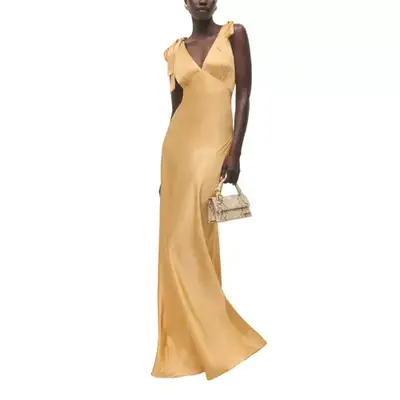 Reformation Pernille Silk Dress