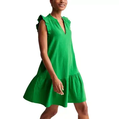 Boden Daisy Double Cloth Short Dress