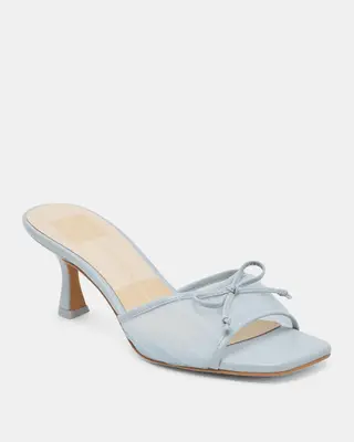 light blue kitten heels