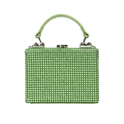 Brandon Blackwood Mini Kendrick Trunk in peridot green crystal