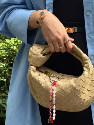 BDG Washed Faux Leather Tote Bag in black