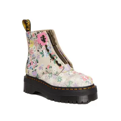 Dr. Martens Sinclair Floral Mash Up Leather Platform Boots