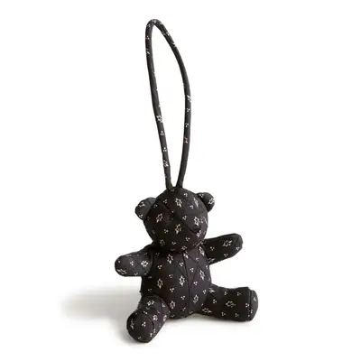 black Vera Bradley teddy bear bag charm