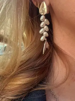 Alexis Bittar Luminous Lucite Skinny Bangle Bracelet in sweet melon pink