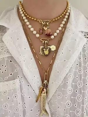 Jenny Bird Dane Bangle 5-Pack Set in gold and silver