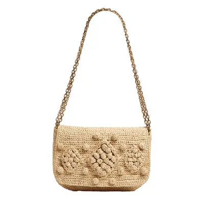 Gerard Darel Archie Raffia Crossbody Bag