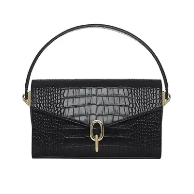 Anine Bing Mini Colette Bag in black with gold hardware