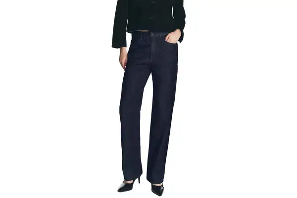ZW COLLECTION SIDE STRIPE MID WAIST JEANS