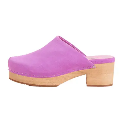 Charlotte Stone Martino clog in orchid purple