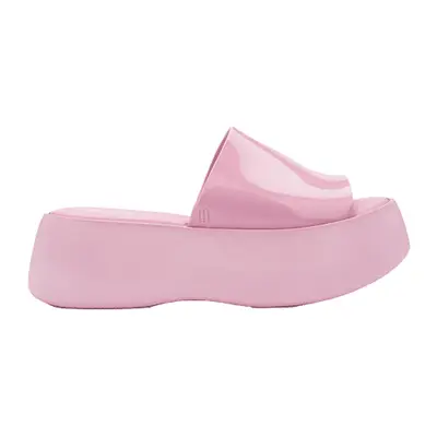 Melissa Becky Platform Slides in pastel pink