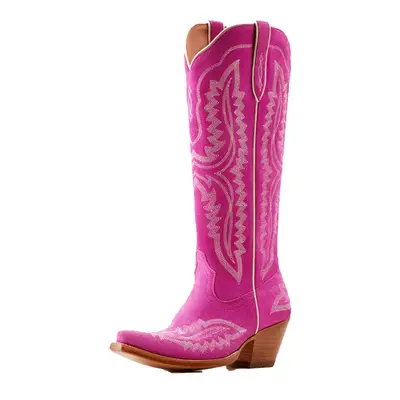 Ariat Casanova Western Boot in haute pink suede
