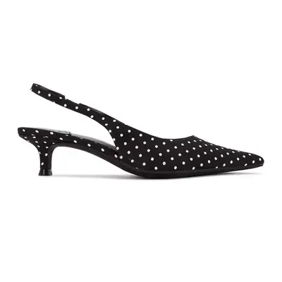 Jeffrey Campbell Persona Pumps in black with white polka dots