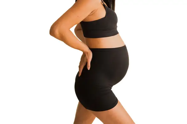Blanqi Seamless Maternity Over Belly Support Boyshorts