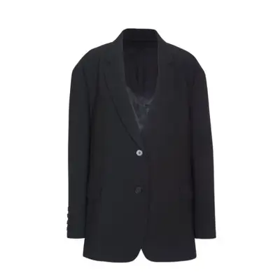 oversized black blazer