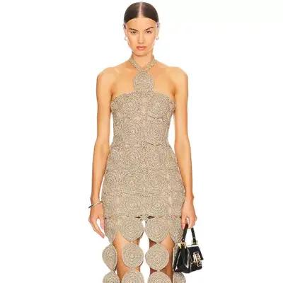 Simon Miller Beep Beep Dress in gold
