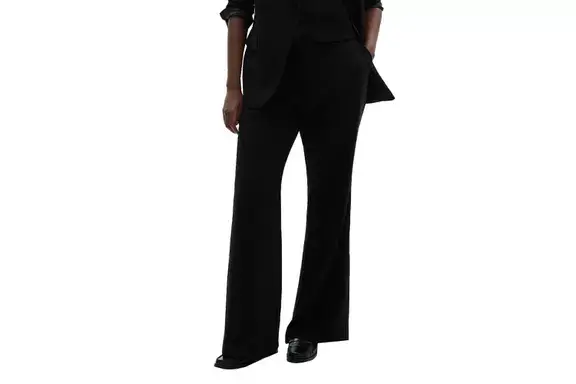 Mango Wideleg Suit Trousers
