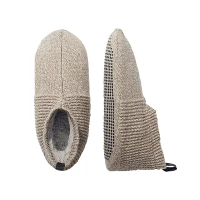 Bombas Gripper Slipper in taupe