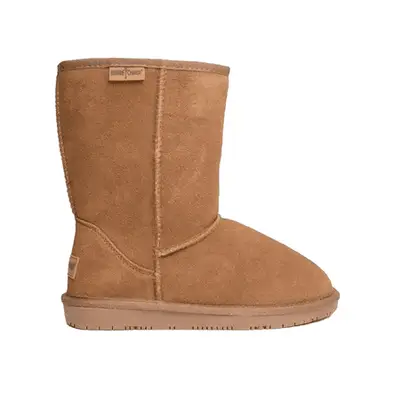 Minnetonka Olympia Short Boot in golden tan
