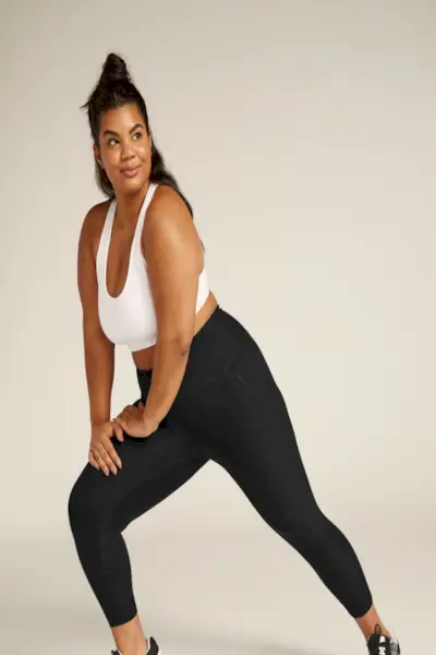 Leggings flexíveis de cintura alta