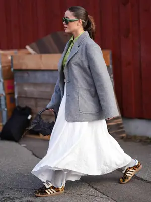 Adidas Tokyo Shoes in blue and white