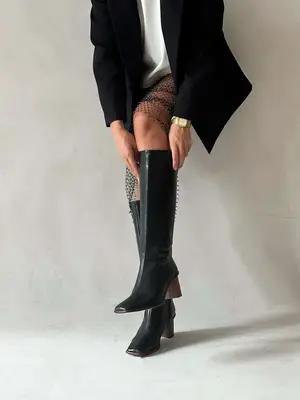 Marion Parke Lucy Platform heels in powder metallic