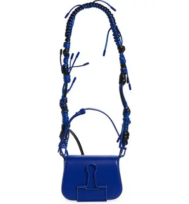 Off-White Skeleton Binder Clip Crossbody Bag