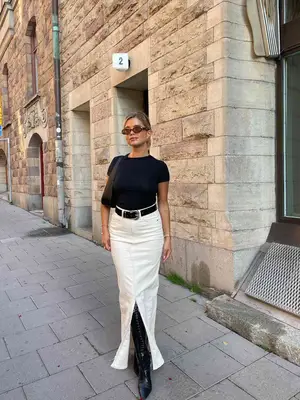 Bombas Marl Knee High Socks in black