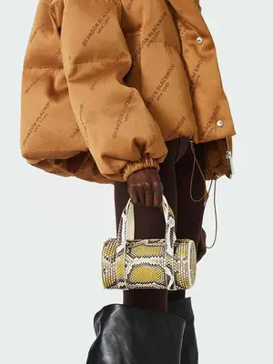 Coach Brooklyn Shoulder Bag 28 in brass and cedar suede