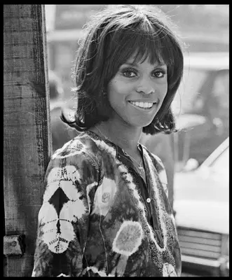 Woman wearing tie dye top