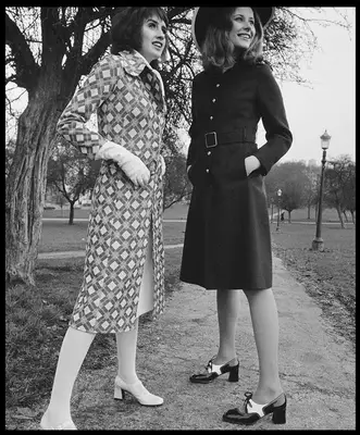 Two women wearing mary janes