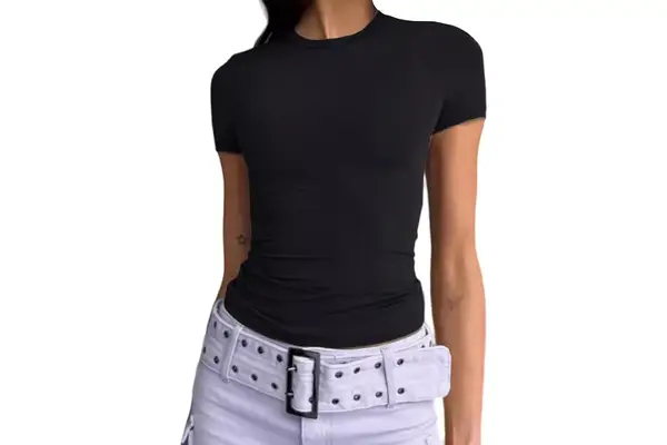 Amazon Abardison Womenâs Casual Basic Going Out Crop Top