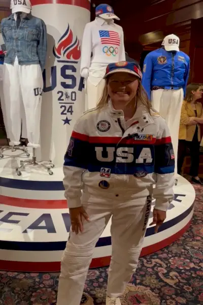 daniela moroz modely ralph lauren slavnostní zakončení olympijských uniforem