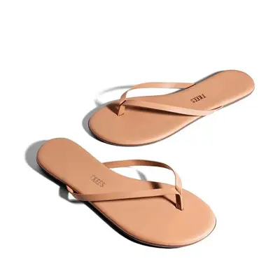 Tkees Foundations Matte Flip Flop in nude